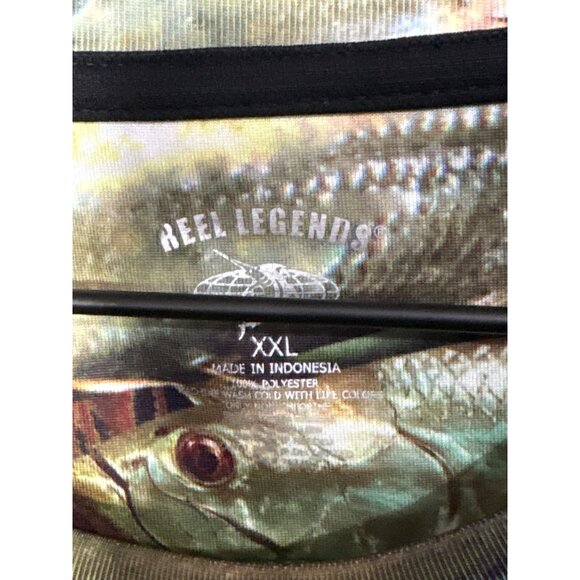 Reel Legends XXL Mens Polyester Fishing Shirt - Picture 3 of 4